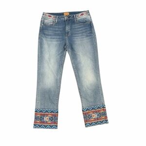 Driftwood Jeans Colette Embroidered Southwestern Aztec 29